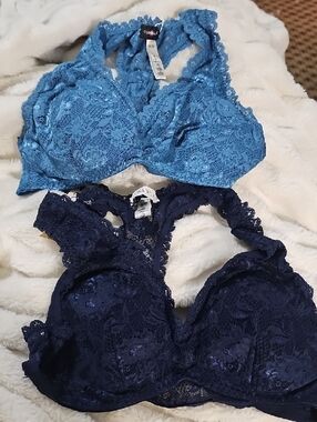 Cosabella NSN Padded Racerback Bra Navy Blue and Malawi